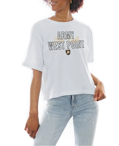 Gameday Couture Women's Army Black Knights Boxy-Fit Cropped T-Shirt