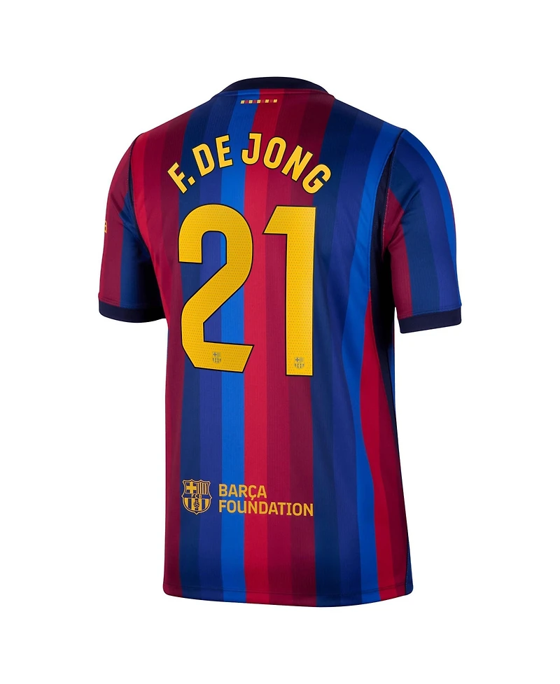 Nike Men's Frenkie de Jong Red Barcelona 2026/27 Home Stadium Replica Jersey