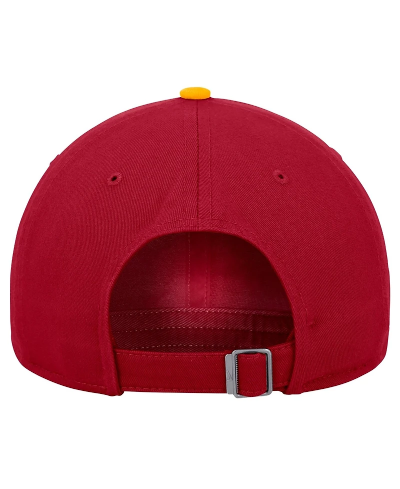 Nike Men's Cardinal Iowa State Cyclones Color Block Club Adjustable Hat