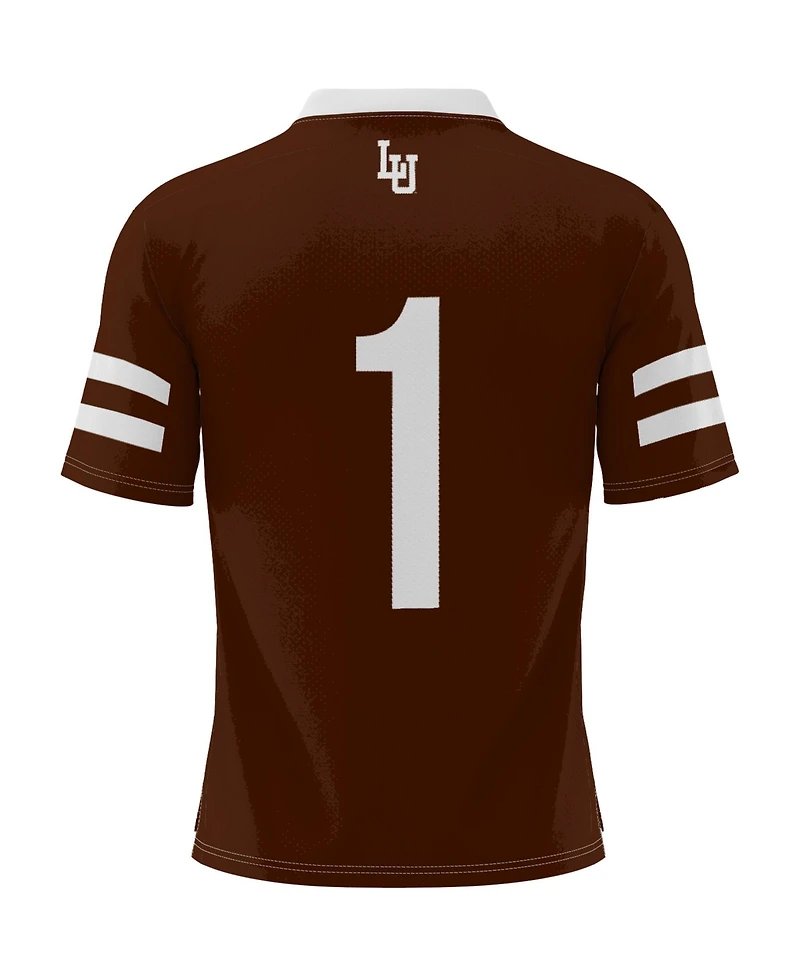 Gameday Greats Men's 1 Brown Lehigh Mountain Hawks Football Jersey