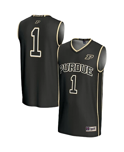 Gameday Greats Big Boys and Girls Black 1 Purdue Boilermakers Lightweight Basketball Jersey