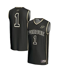 Gameday Greats Big Boys and Girls Black 1 Purdue Boilermakers Lightweight Basketball Jersey