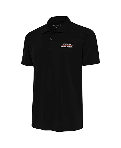 Antigua Men's Black Team Penske Tribute Polo Shirt