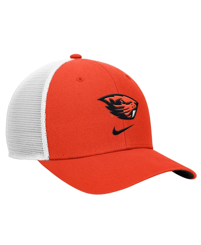 Nike Men's Orange Oregon State Beavers Rise Trucker Dri-fit Adjustable Hat