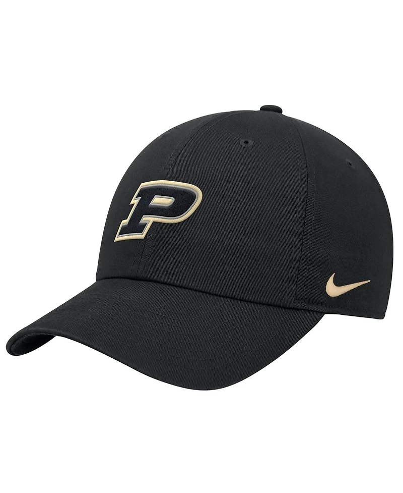 Nike Men's Black Purdue Boilermakers 2026 Sideline Club Adjustable Hat