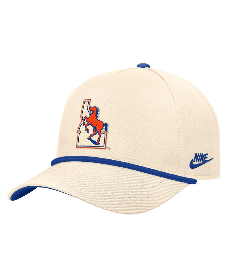 Nike Men's Natural Boise State Broncos Vintage Rope Rise Adjustable Hat