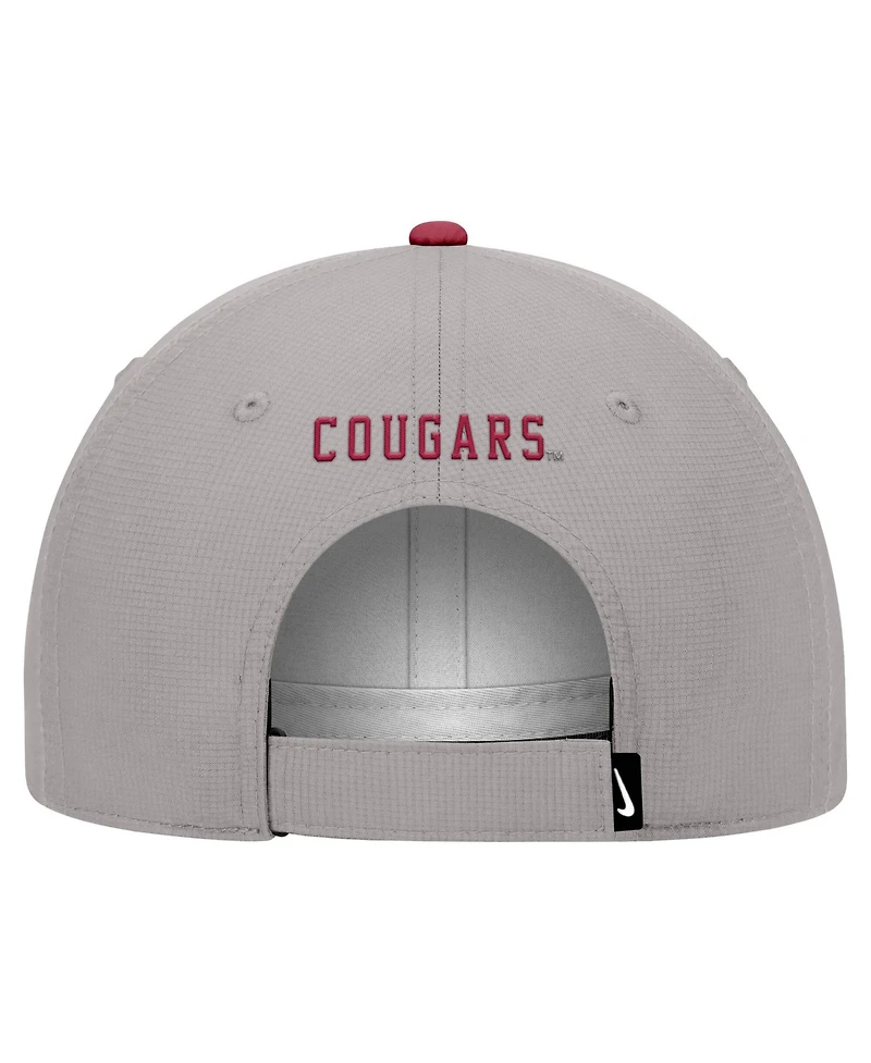 Nike Men's Gray Washington State Cougars Ripstop Dri-fit Adjustable Hat
