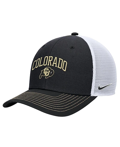 Nike Men's Black Colorado Buffaloes Rise Adjustable Trucker Hat