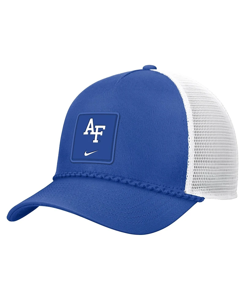 Nike Men's Royal Air Force Falcons 2026 On-Field Rope Adjustable Trucker Hat