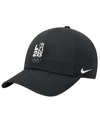Nike Big Boys and Girls Black LA28 Summer Olympics Club Adjustable Hat
