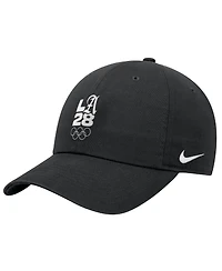Nike Big Boys and Girls Black LA28 Summer Olympics Club Adjustable Hat