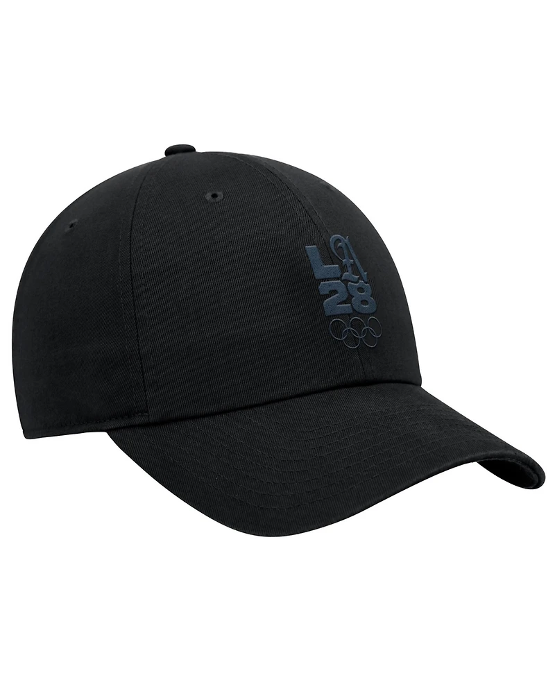Nike Men's Black LA28 Summer Olympics Script Club Adjustable Hat