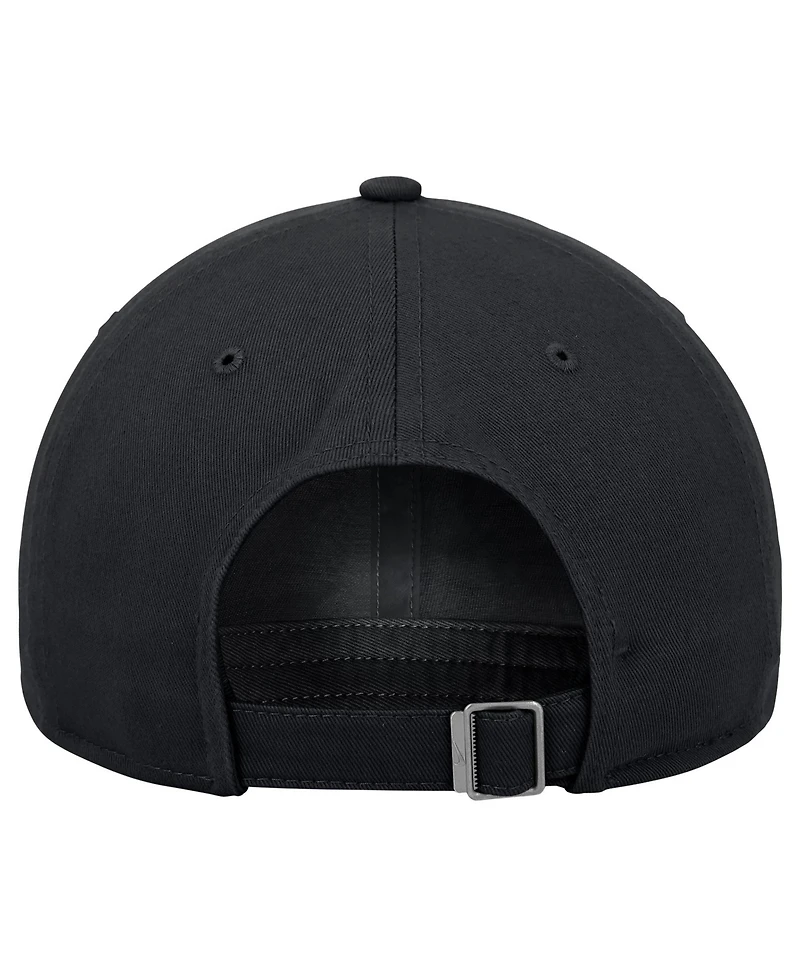 Nike Big Boys and Girls Black LA28 Summer Olympics Script Club Adjustable Hat