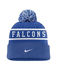 Nike Men's Royal Air Force Falcons Peak Cuffed Pom with Knit Hat