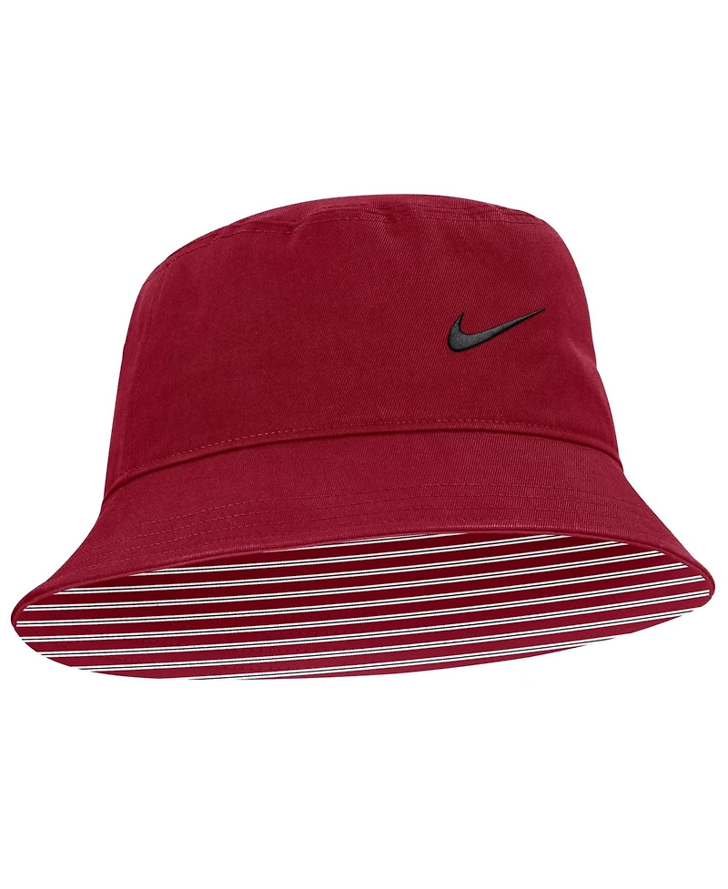 Nike Men's Garnet South Carolina Gamecocks Apex Striped Bucket Hat