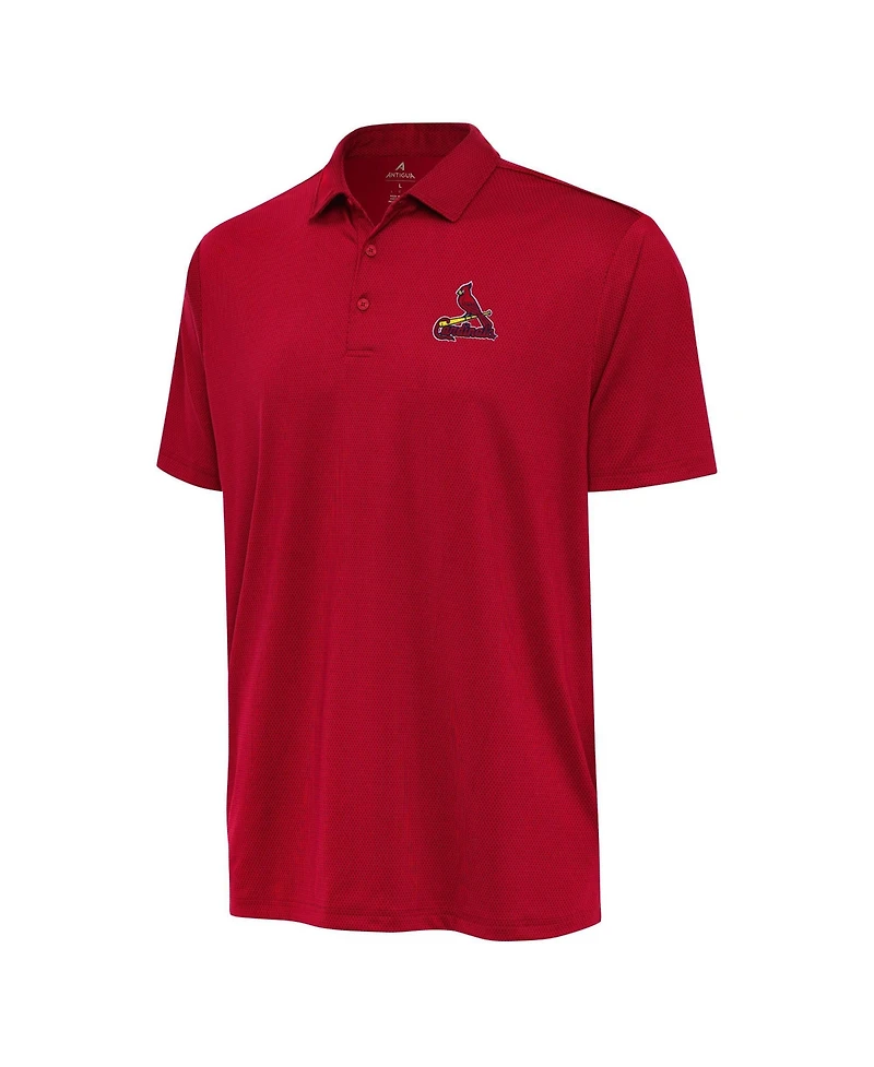 Antigua Men's Red St. Louis Cardinals Eclipse Polo Shirt