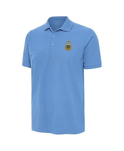 Antigua Men's Powder Blue Argentina National Team Legacy Pique Polo Shirt
