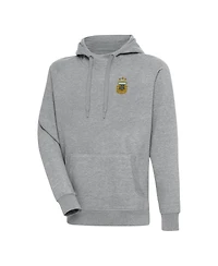 Antigua Men's Heather Gray Argentina National Team Victory Pullover Hoodie