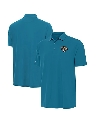 Antigua Men's Teal Jacksonville Jaguars Era Polo Shirt