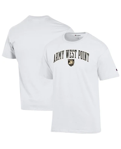 Champion Men's Champion White Army Black Knights Arch Over Logo T-Shirt