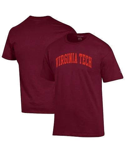 Champion Men's Maroon Virginia Tech Hokies Basic Arch T-Shirt