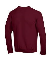 Champion Men's Maroon Texas A&M Aggies Basic Arch Fleece Pullover Sweatshirt