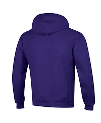 Champion Men's Purple Kansas State Wildcats Basic Arch Fleece Pullover Hoodie