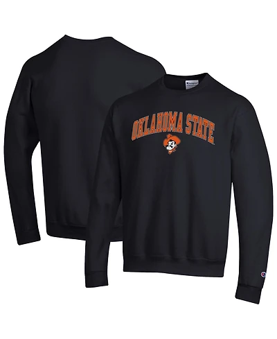 Champion Men's Champion Black Oklahoma State Cowboys Arch Over Logo Pullover Sweatshirt