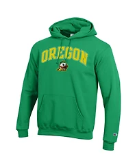Champion Men's Champion Kelly Green Oregon Ducks Arched Logo Fleece Pullover Hoodie