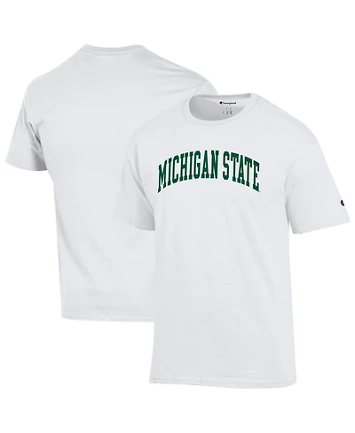 Champion Men's White Michigan State Spartans Basic Arch T-Shirt