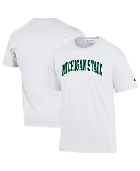 Champion Men's White Michigan State Spartans Basic Arch T-Shirt