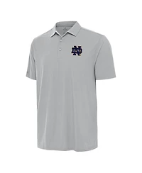 Antigua Men's Gray Notre Dame Fighting Irish Era Polo Shirt