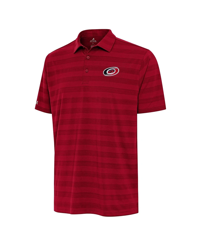 Antigua Men's Red Carolina Hurricanes Big Tall Tunnel Polo Shirt