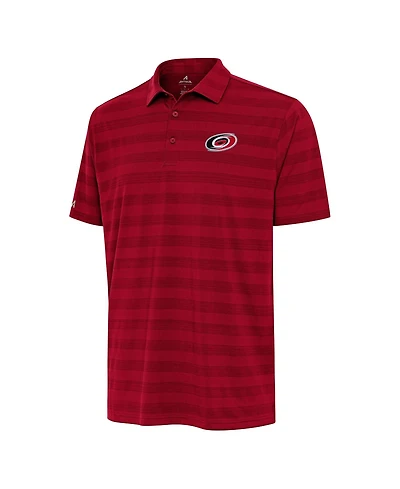 Antigua Men's Red Carolina Hurricanes Big Tall Tunnel Polo Shirt