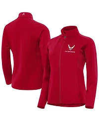 Antigua Women's Red Air Force Generation Full-Zip Jacket
