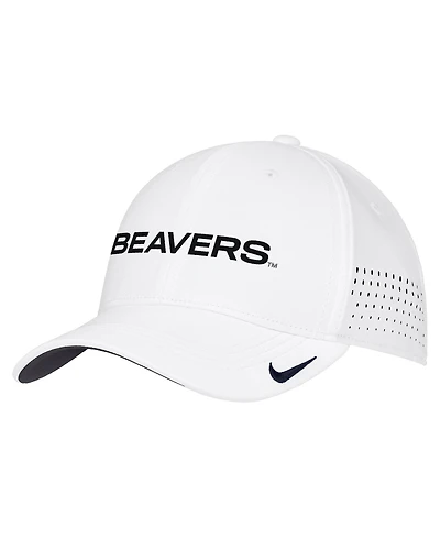 Nike Men's White Oregon State Beavers 2026 On-Field AeroBill SwooshFlex Dri-fit Hat