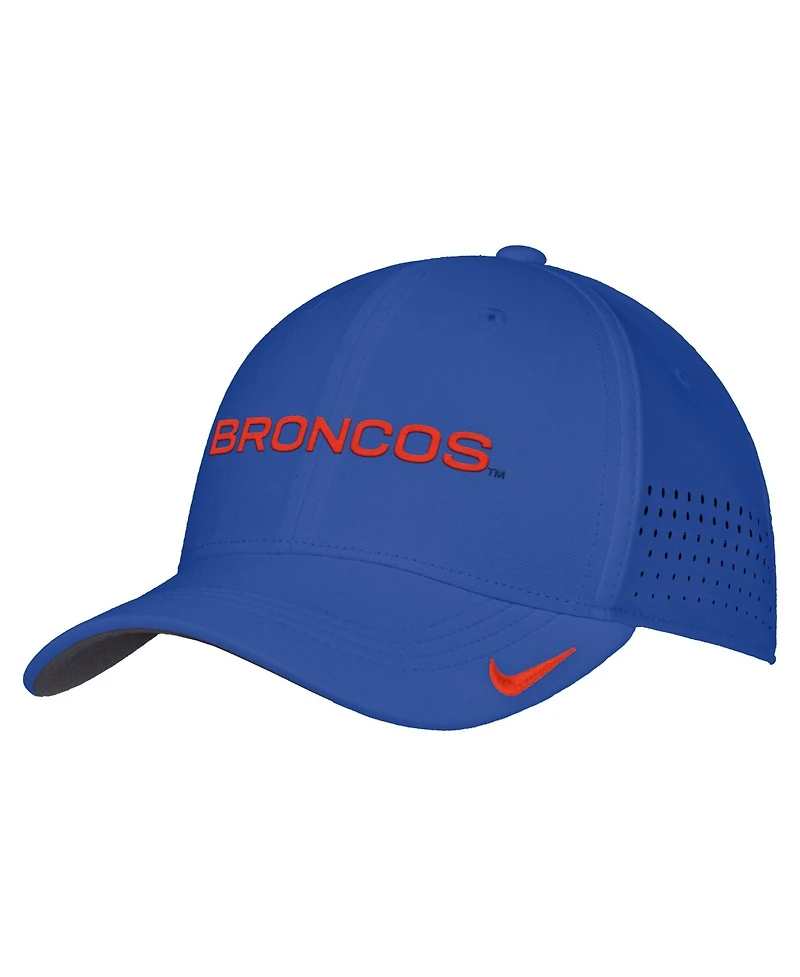 Nike Men's Royal Boise State Broncos 2026 On-Field AeroBill SwooshFlex Dri-fit Hat
