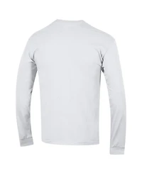 Champion Men's White Auburn Tigers Arch Over Logo 2-Hit Long sleeves T-Shirt