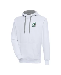 Antigua Men's White Mexico National Team Takeover Pullover Hoodie