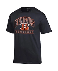 Champion Men's Black Cincinnati Bengals Football T-Shirt