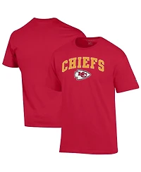 Champion Men's Red Kansas City Chiefs Arch Over Logo T-Shirt