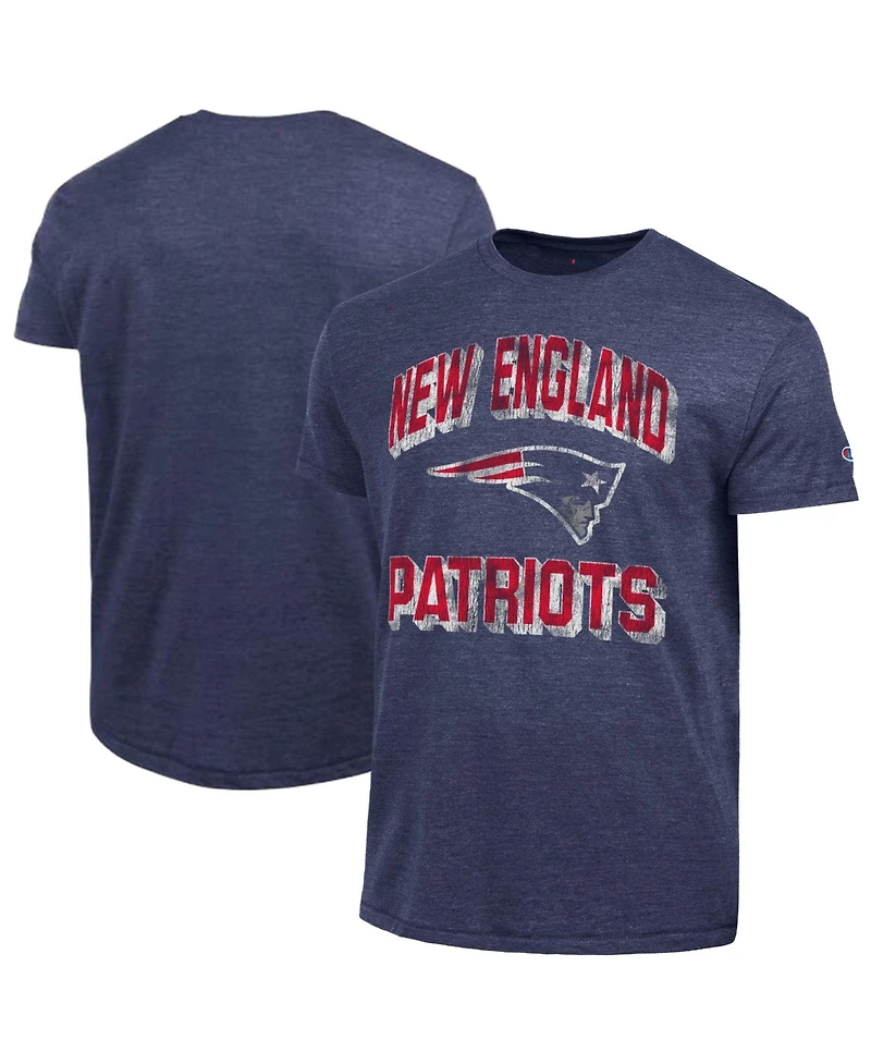 Champion Men's Navy New England Patriots Ultimate Tri-Blend T-Shirt