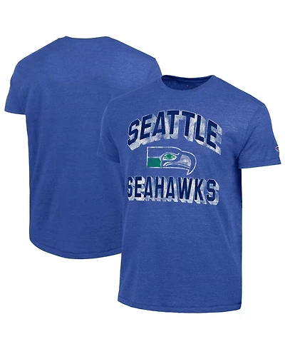 Champion Men's Heather Royal Seattle Seahawks Ultimate Tri-Blend T-Shirt