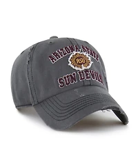 '47 Brand Men's and Women's Charcoal Arizona State Sun Devils Well-Worn Seymore Clean Up Adjustable Hat