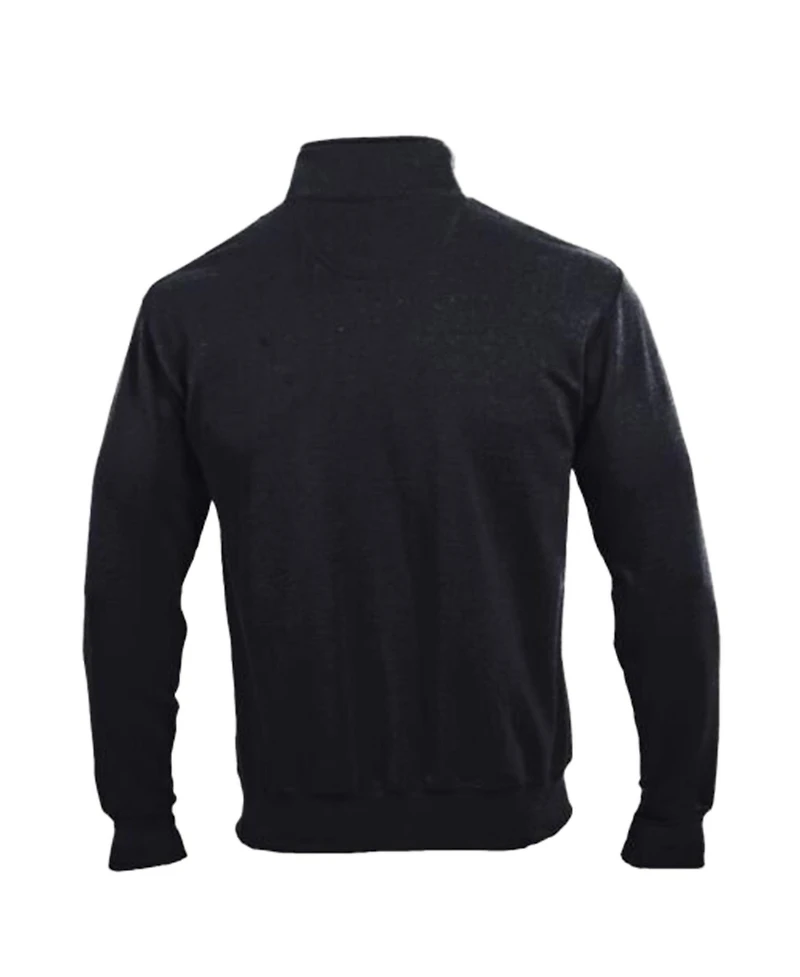Champion Men's Black Tennessee Volunteers Powerblend Quarter-Zip Pullover Sweatshirt