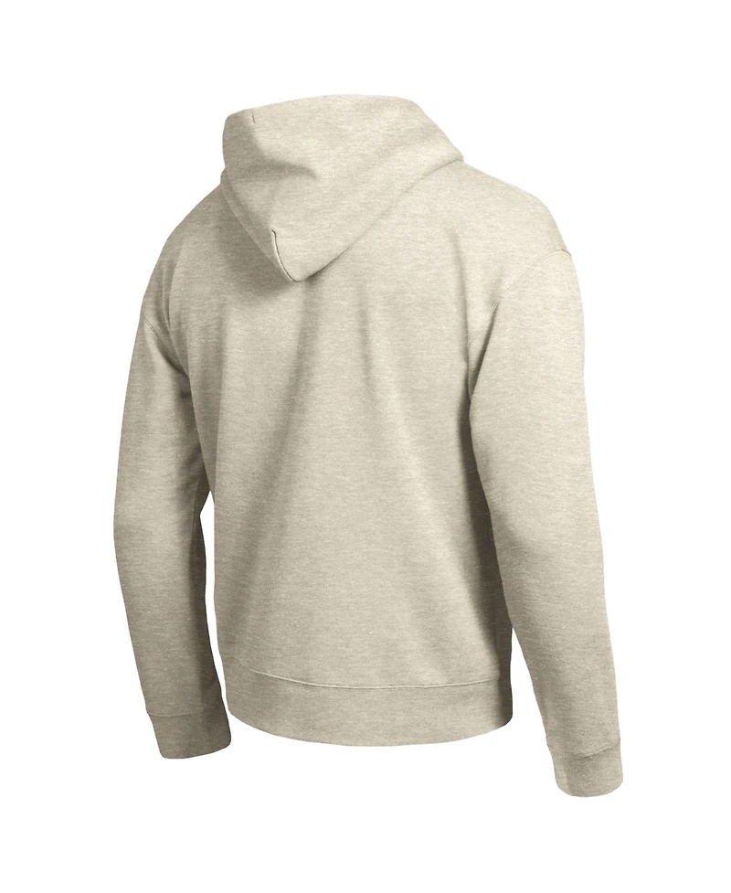 Champion Men's Oatmeal Notre Dame Fighting Irish All-Star Neutral Stack Hoodie