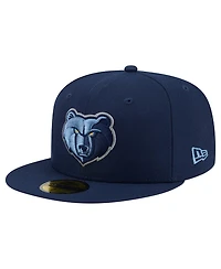 New Era Men's Navy Memphis Grizzlies Team 59FIFTY Fitted Hat