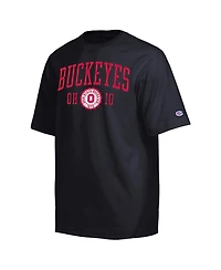 Champion Men's Black Ohio State Buckeyes Established Tradition Heavyweight T-Shirt