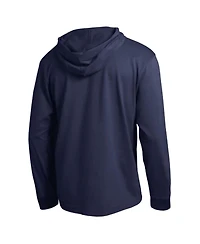 Champion Men's Navy Michigan Wolverines Tonal All-Star Long sleeves Hooded T-Shirt