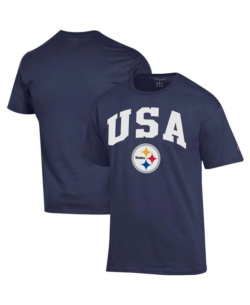 Champion Men's Navy Pittsburgh Steelers Americana T-Shirt